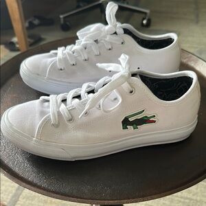 Lacoste Women's White Athletic Shoes